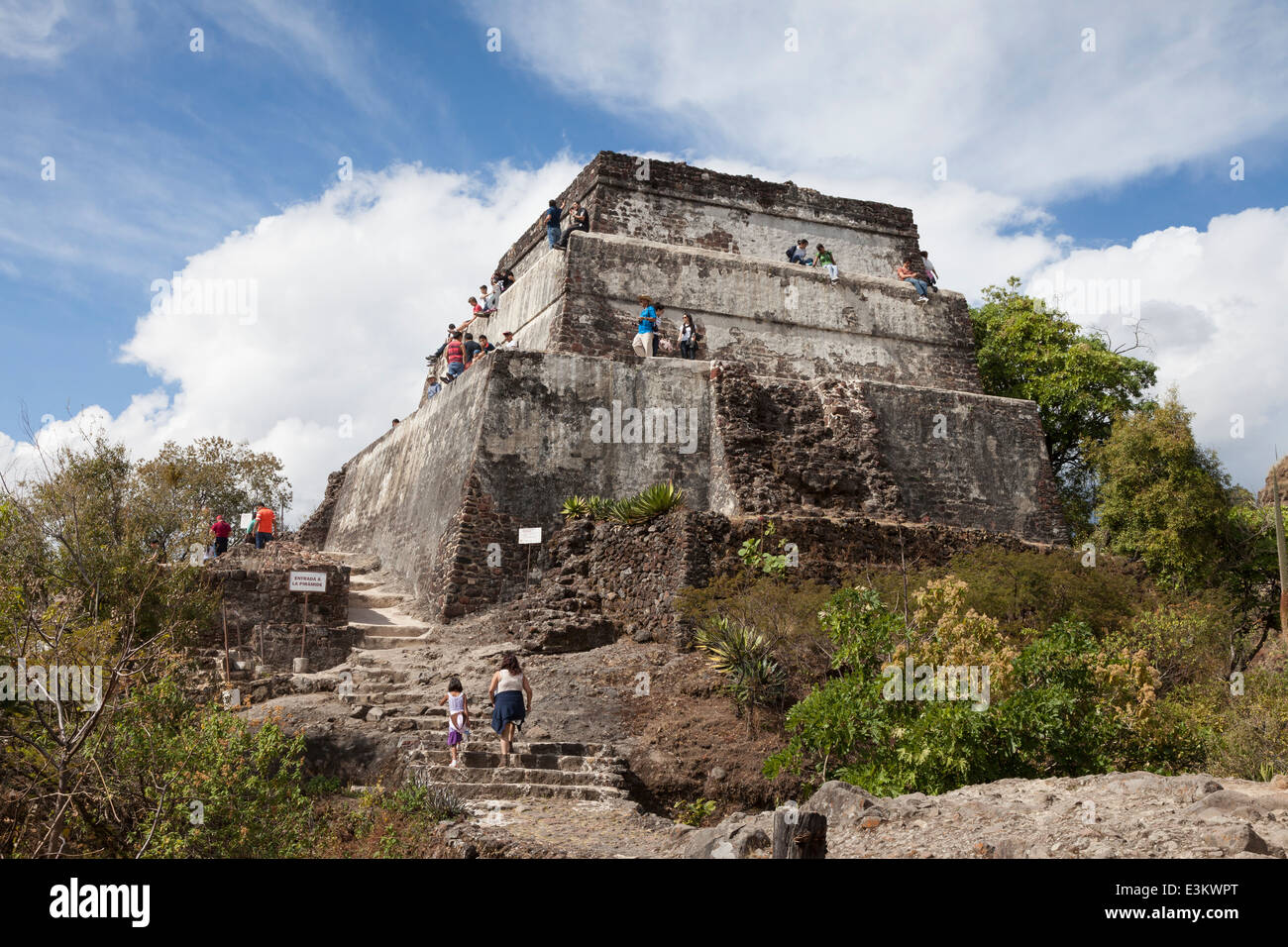 El Tepozteco Pirámide de Tepoztlán, Morelos, México Fotografía de