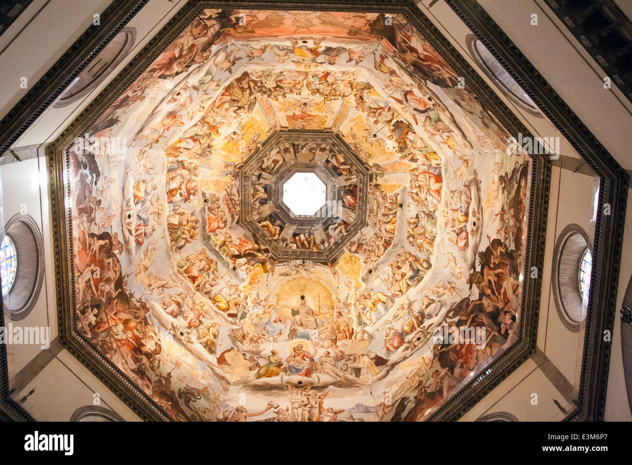 La cúpula de la catedral Duomo Florencia Foto de stock