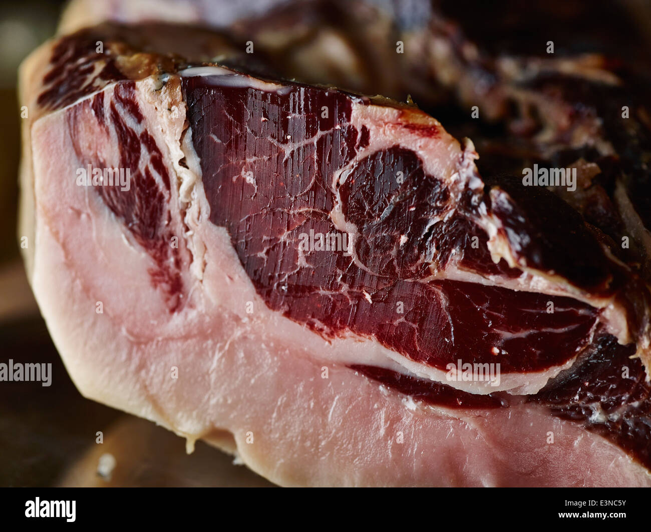 Close-up de carne roja Foto de stock