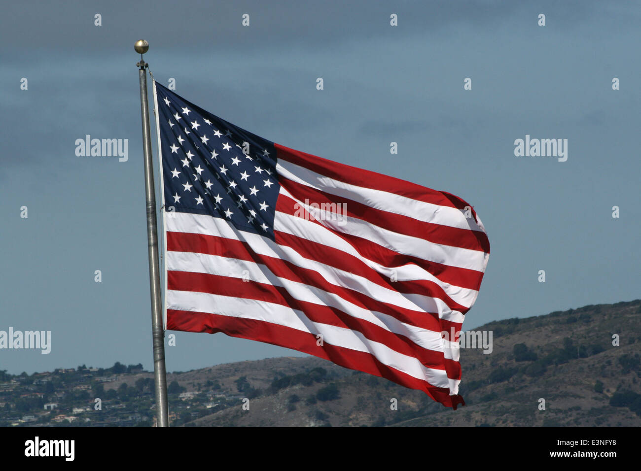 Bandera americana Foto de stock