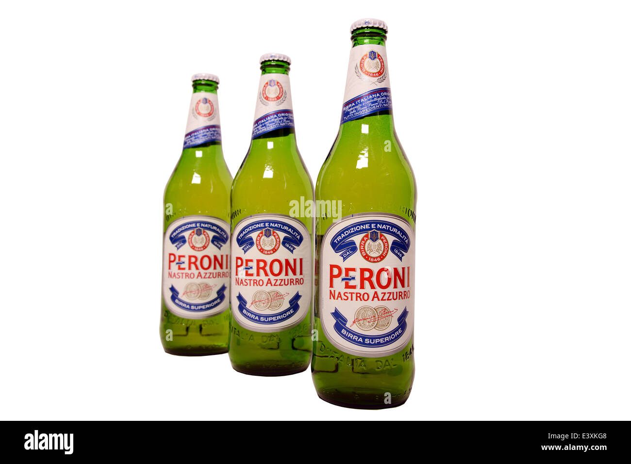 Peroni Nastro Azzurro Foto de stock