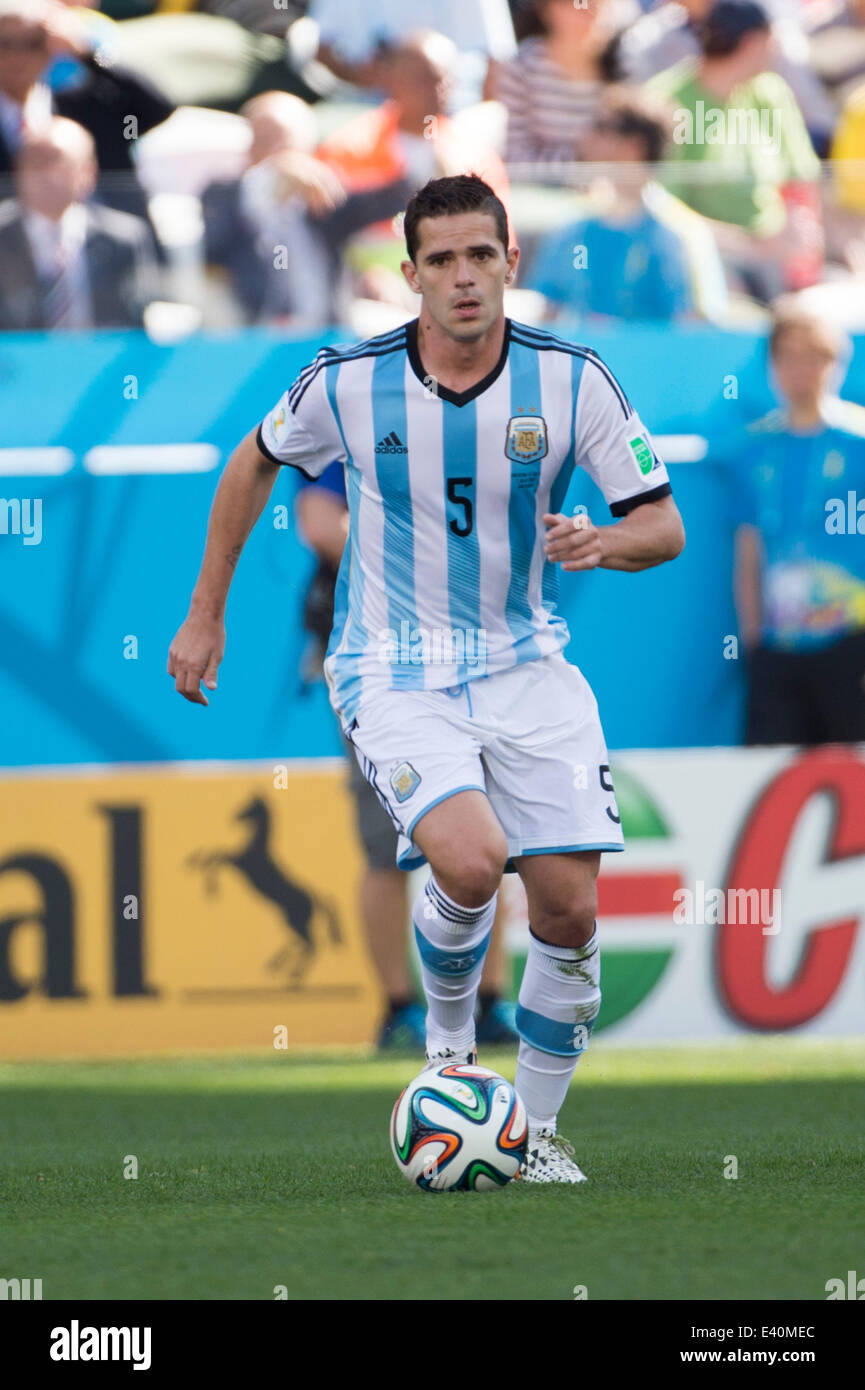 Fernando Gago (ARG), julio 1, 2014 - Fútbol / Soccer : Copa Mundial de FIFA Brasil partido de octavos de final entre Argentina 1-0 Suiza en el Arena Sao