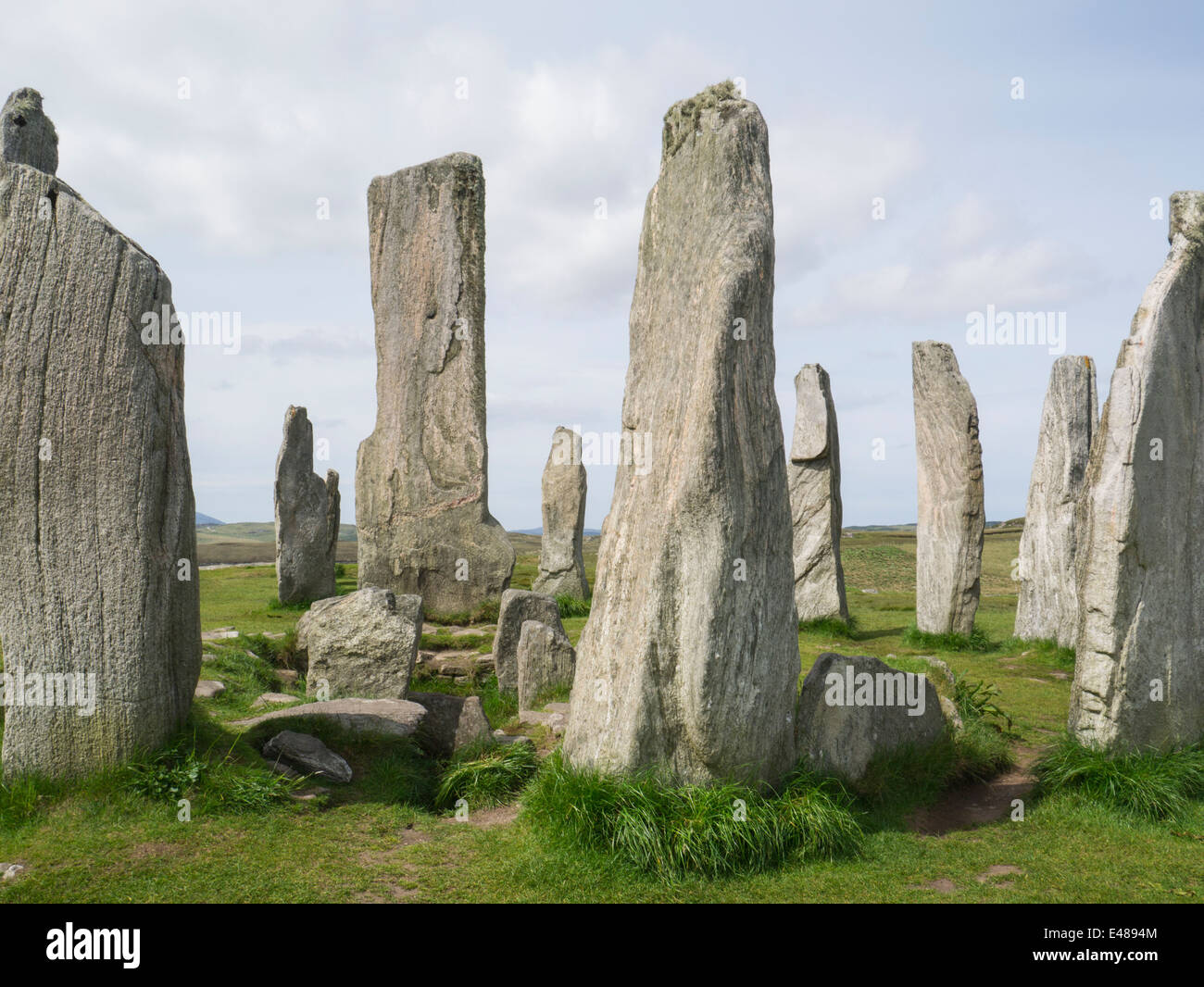 Callanish Standing Stones círculo, Clachan Chalanais Tursachan