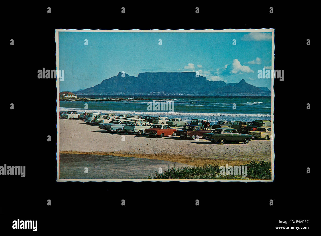 Península del Cabo en una vieja postal Foto de stock