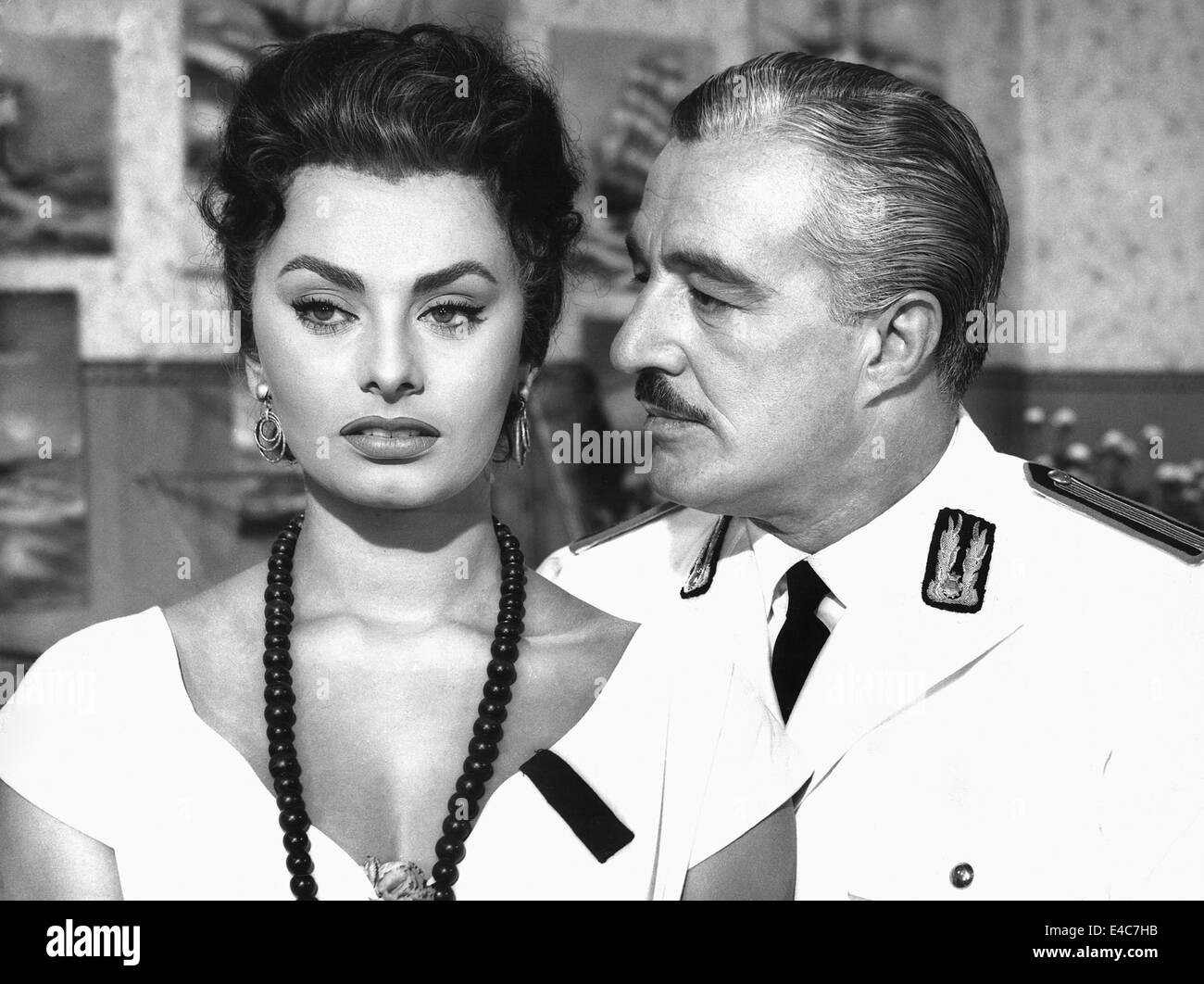 Sophia Loren, Vittorio De Sica, en