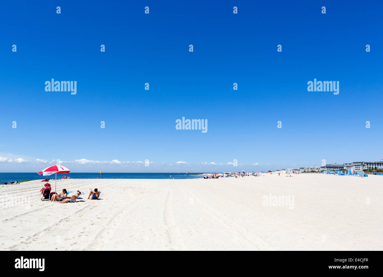 La playa de Cape May, Nueva Jersey, EE.UU. Foto de stock