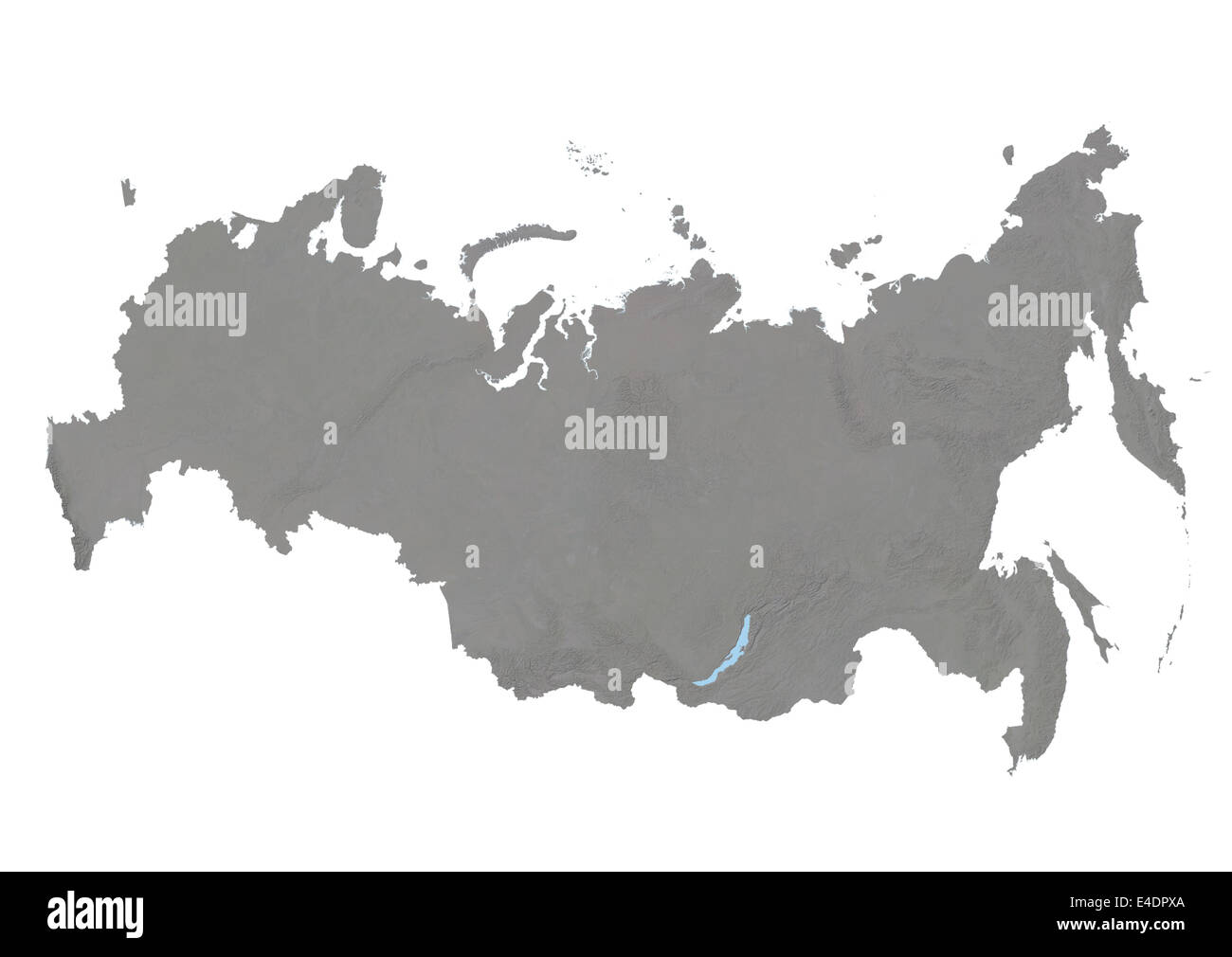 Rusia, Mapa en Relieve Fotografía de stock - Alamy