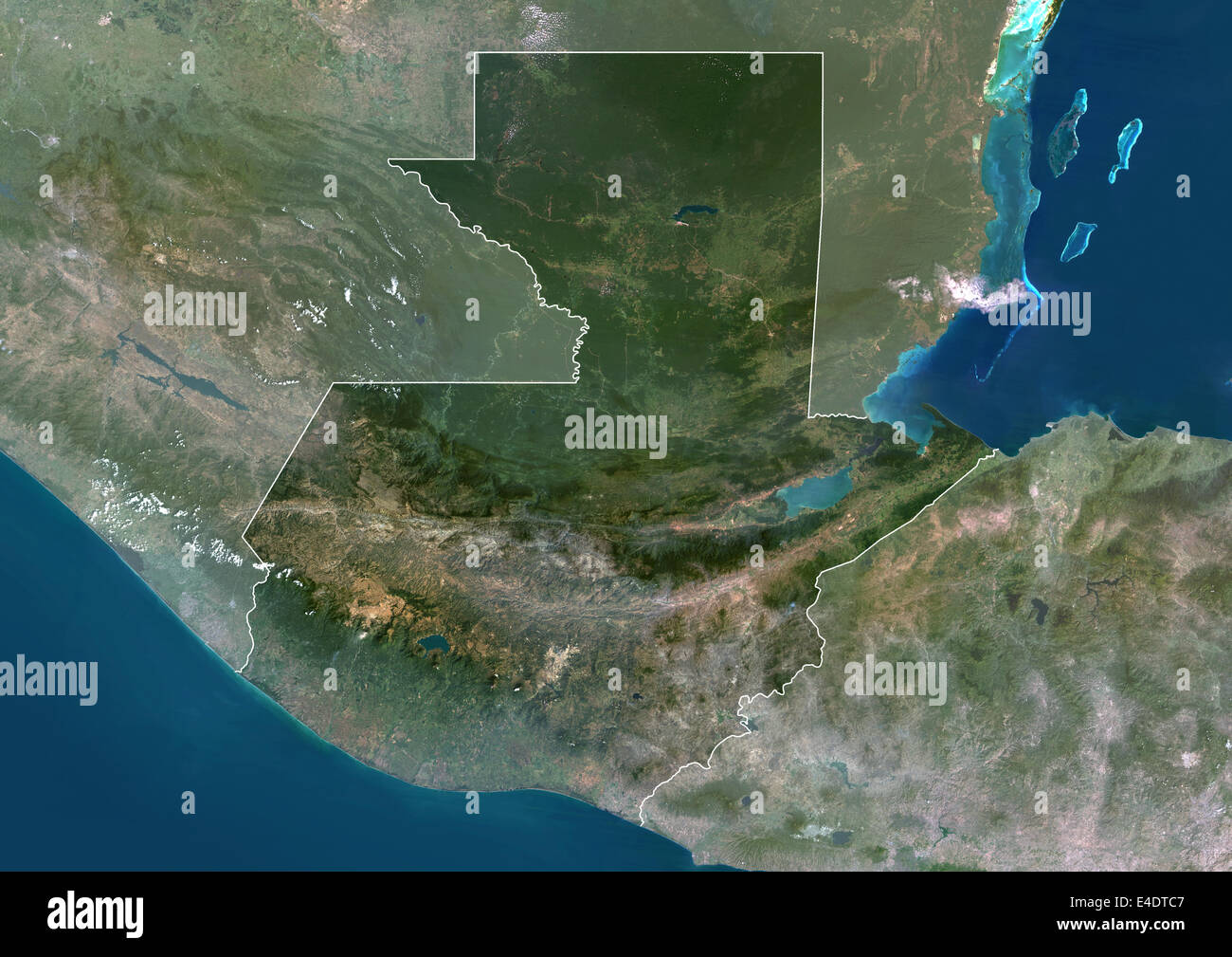 Vista satelital centroamérica caribe país fotografías e imágenes de alta  resolución - Alamy
