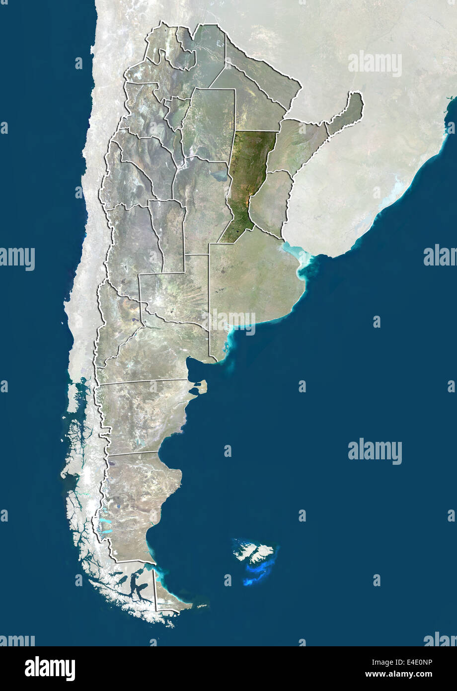 Mapa provincia de santa fe fotografías e imágenes de alta resolución