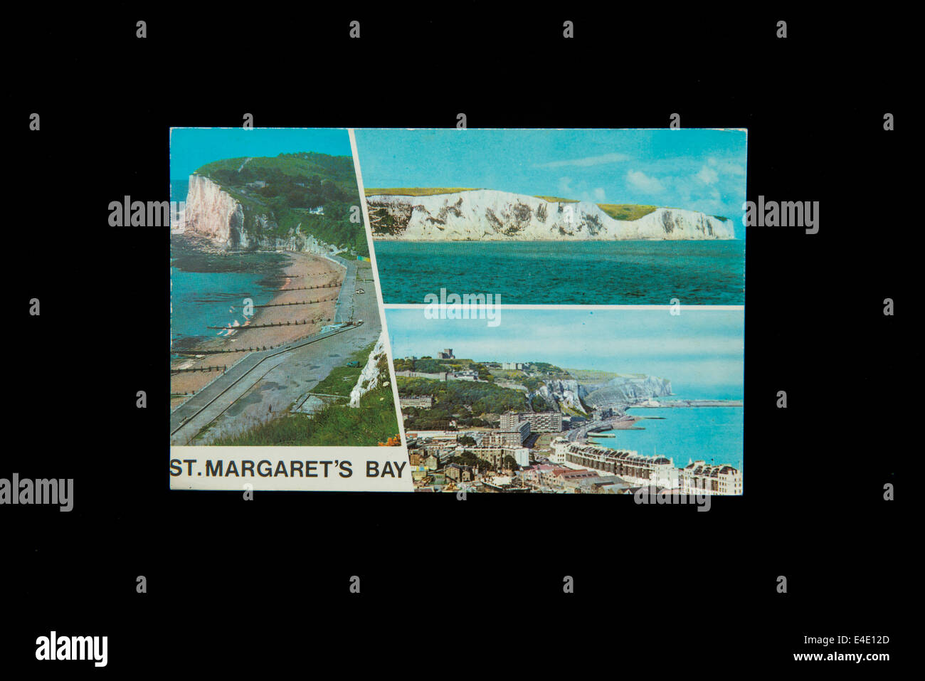 La Bahía de Santa Margarita en una vieja postal Foto de stock
