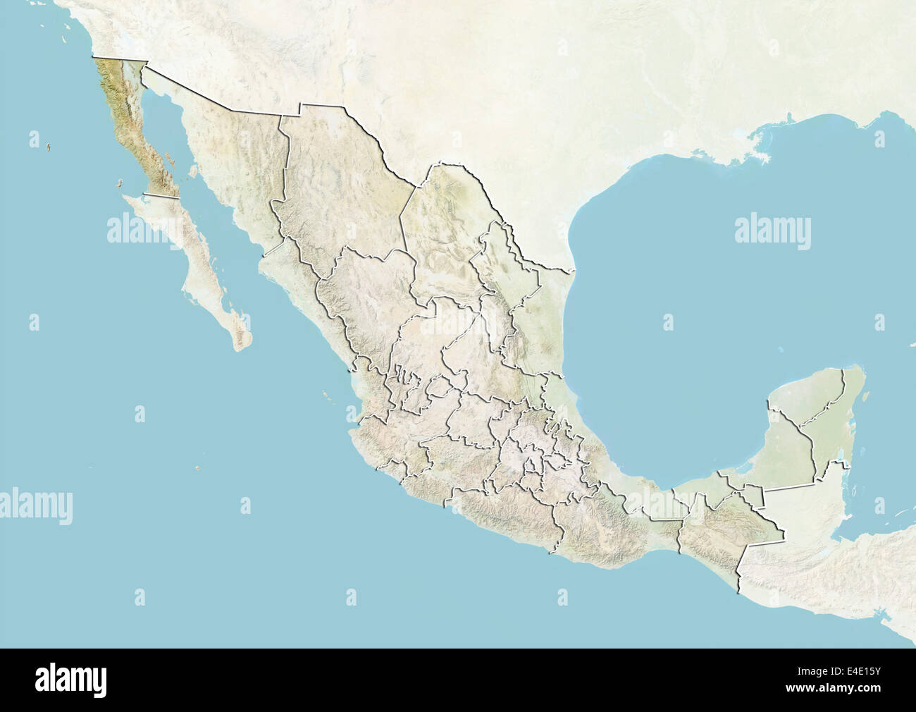 Baja california map fotografías e imágenes de alta resolución Alamy