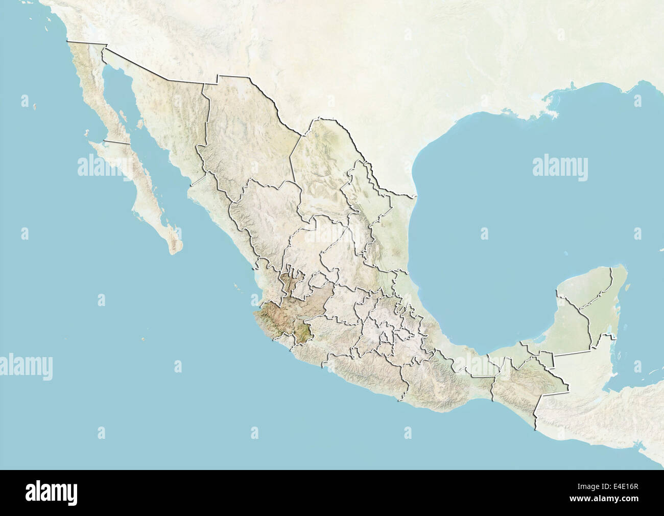 Mapa De Volcanes De Jalisco