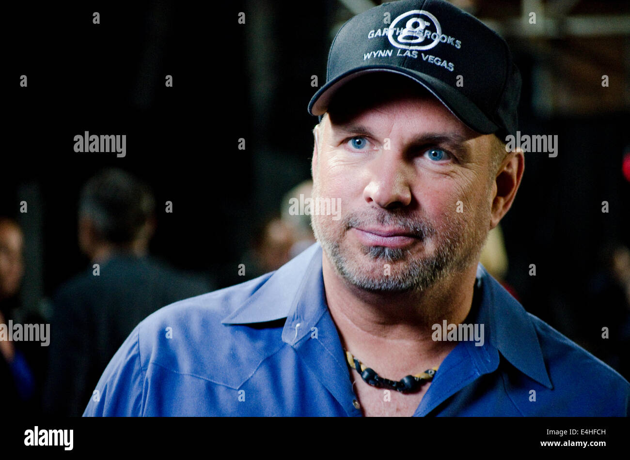 Nashville, Tennessee, 10 de julio de 2014. Garth Brooks, artista de música country, habla en una conferencia de prensa Foto de stock