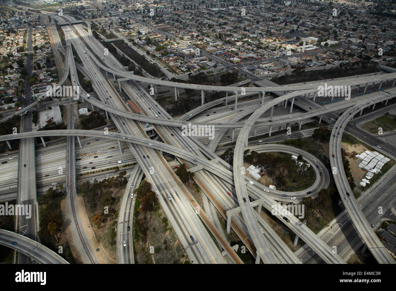 El juez Harry Pregerson Interchange, en la intersección de la I105 y la I110 (Glenn Anderson
