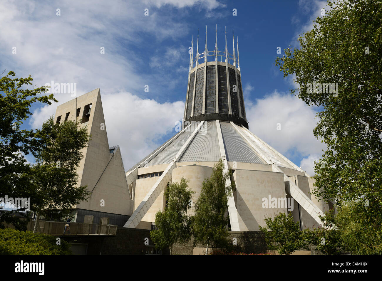 Exterior de la Catedral Metropolitana de Liverpool Foto de stock