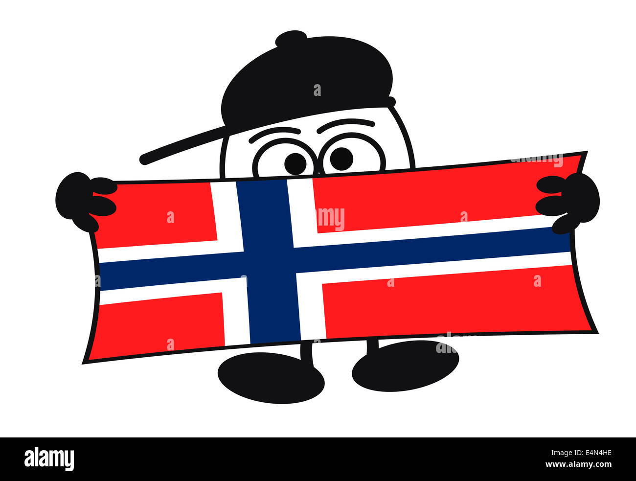Bienvenida Eierkopf - Noruega Foto de stock