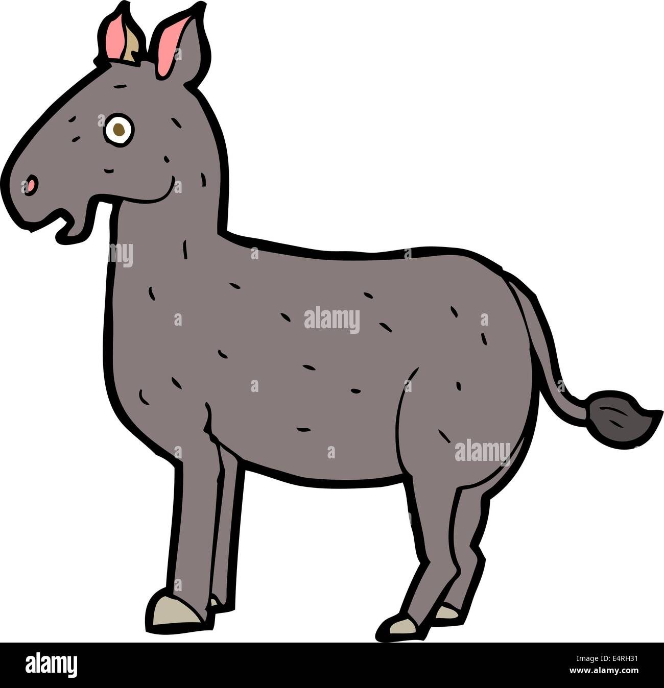 mula de dibujos animados Imagen Vector de stock - Alamy