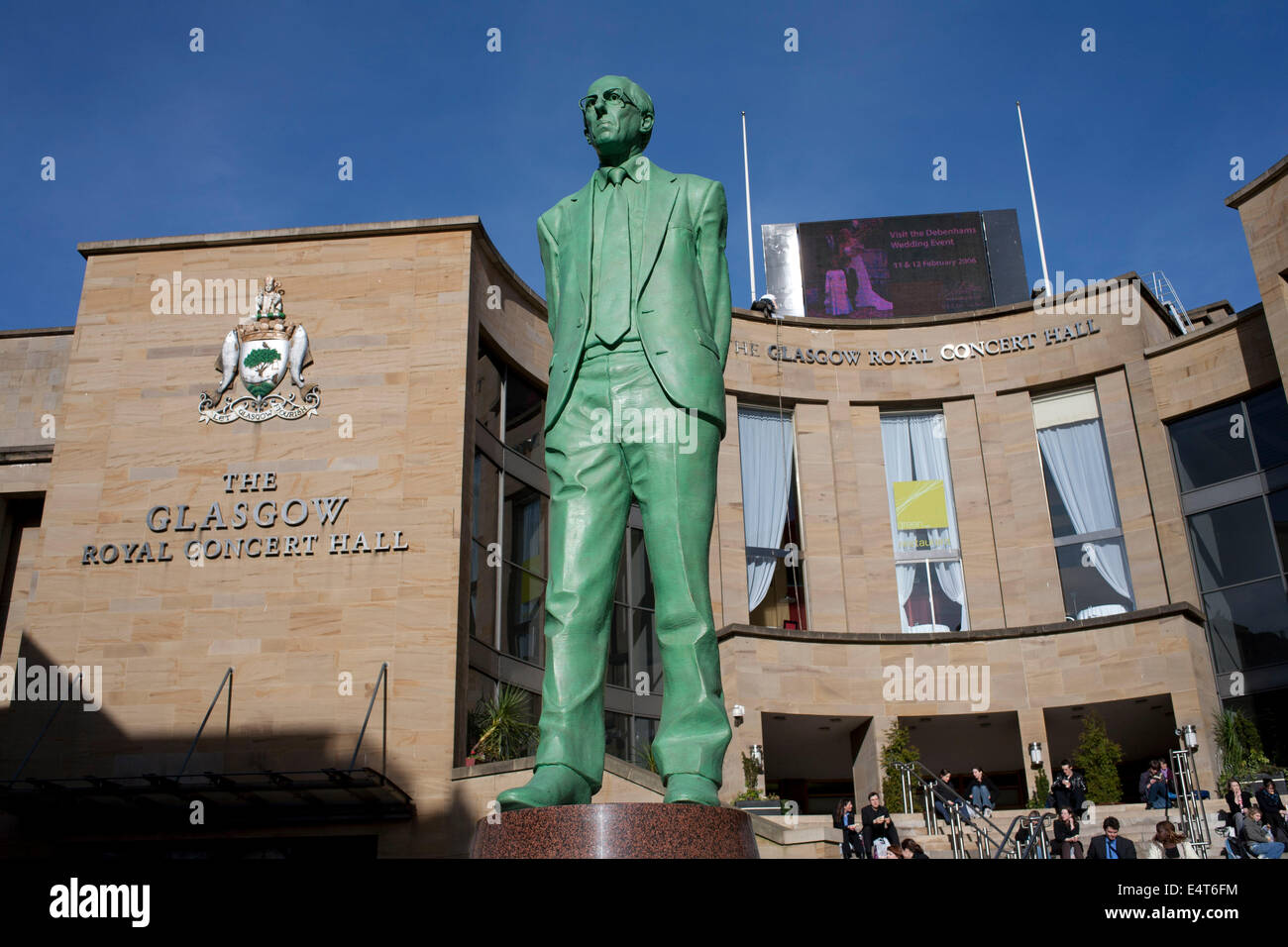 Áreas del centro de la ciudad de Glasgow en verano Foto de stock