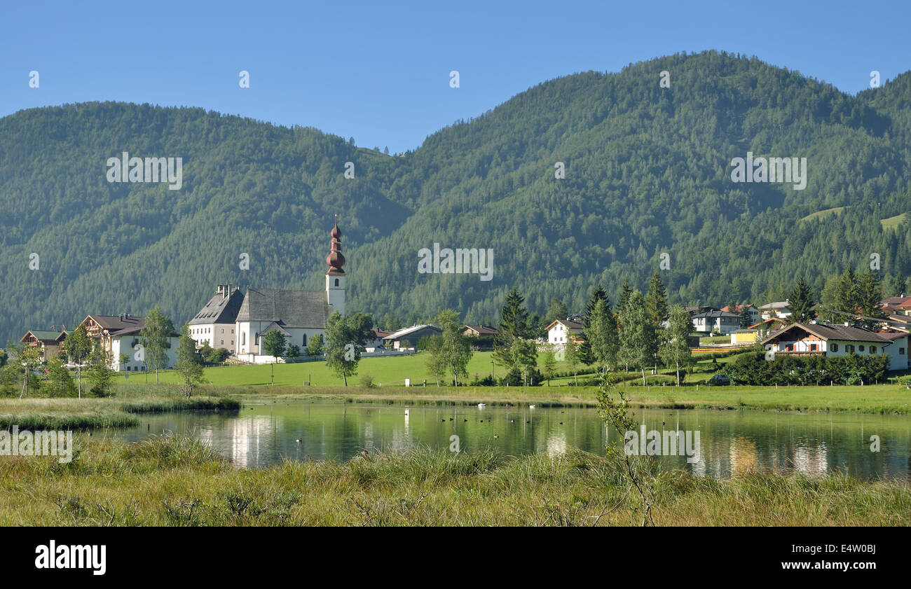 San Ulrich am Pillersee, Tirol, Austria Foto de stock