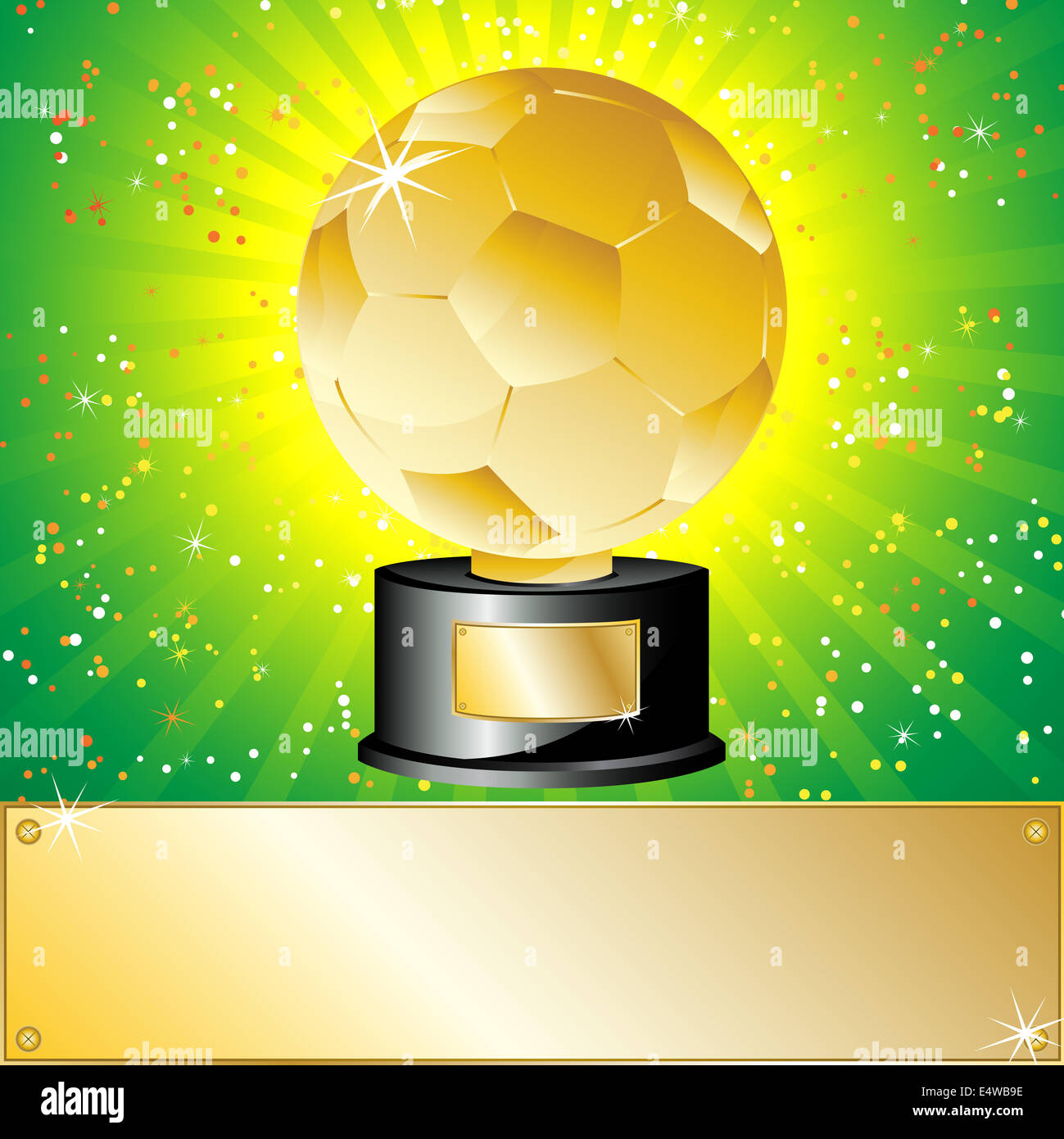 Trofeo del fútbol foto de archivo editorial. Imagen de campeones - 35994118
