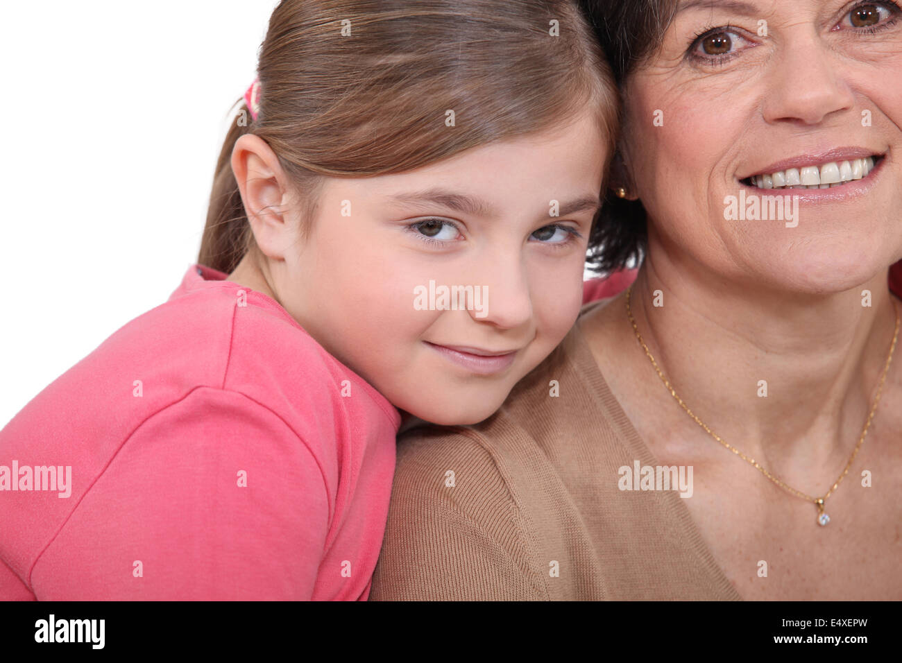 Madre e hija juntos Foto de stock