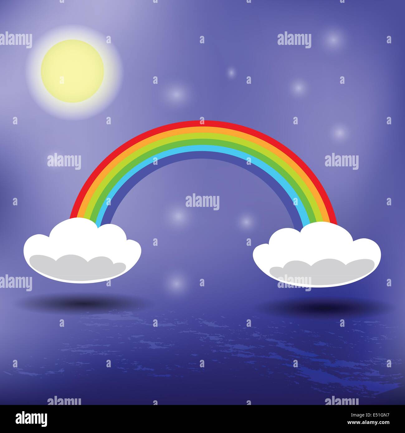 Rainbow Foto de stock
