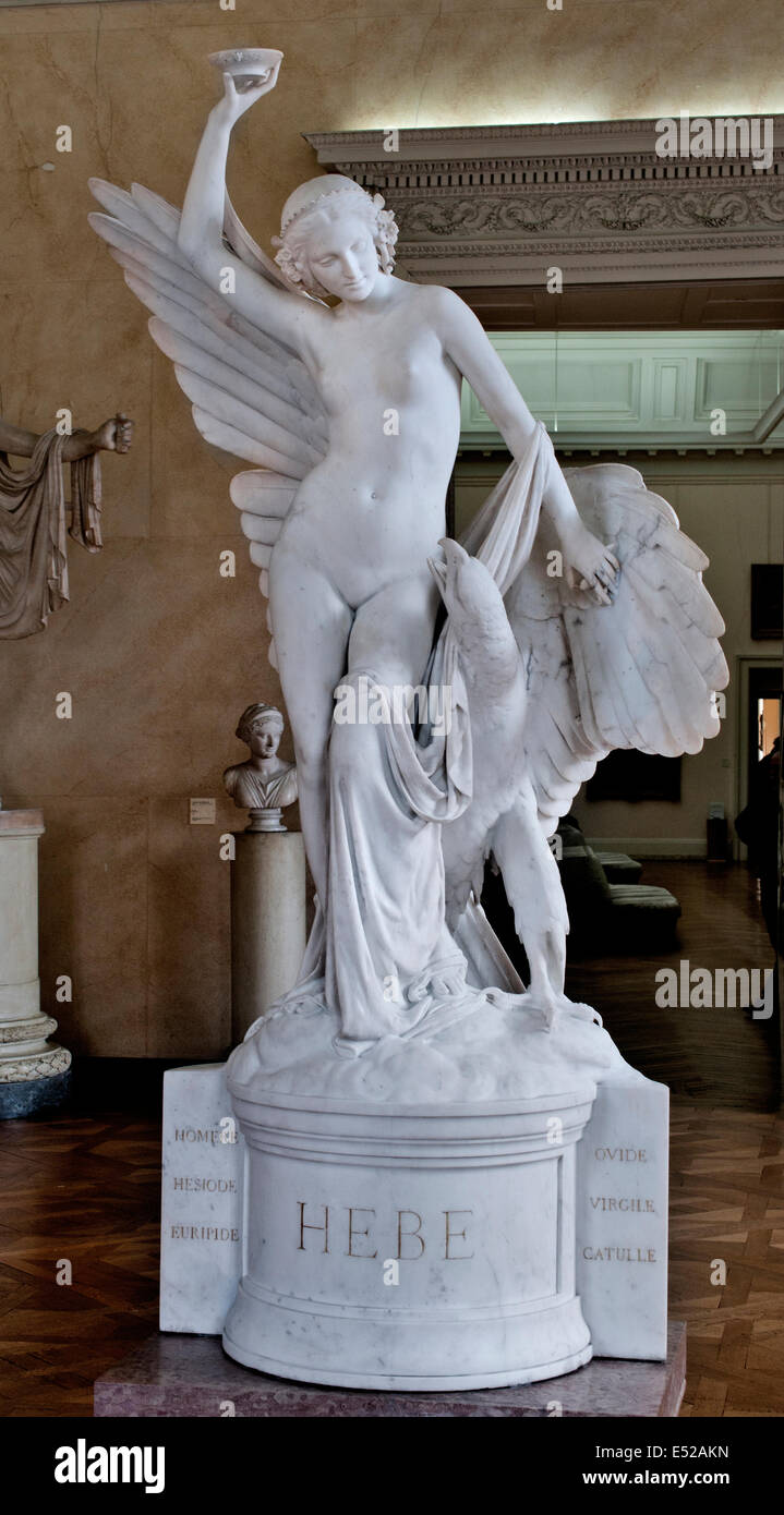 Hebe y el águila de Júpiter y amor el gobernante del mundo François Rude 1784 - 1855 Francia Foto de stock