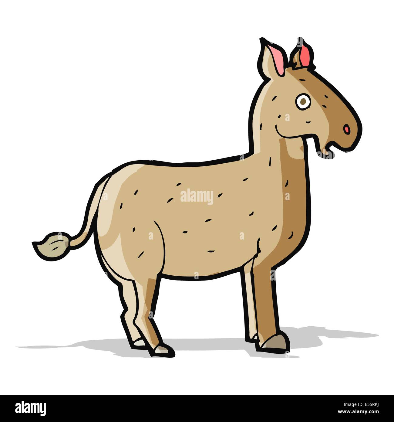 mula de dibujos animados Imagen Vector de stock - Alamy