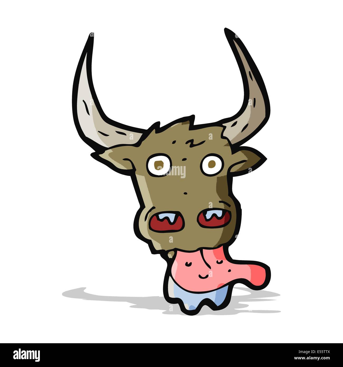 Cara de vaca de dibujos animados Imagen Vector de stock - Alamy Cara de vaca de dibujos animados Imagen Vector de stock - Alamy