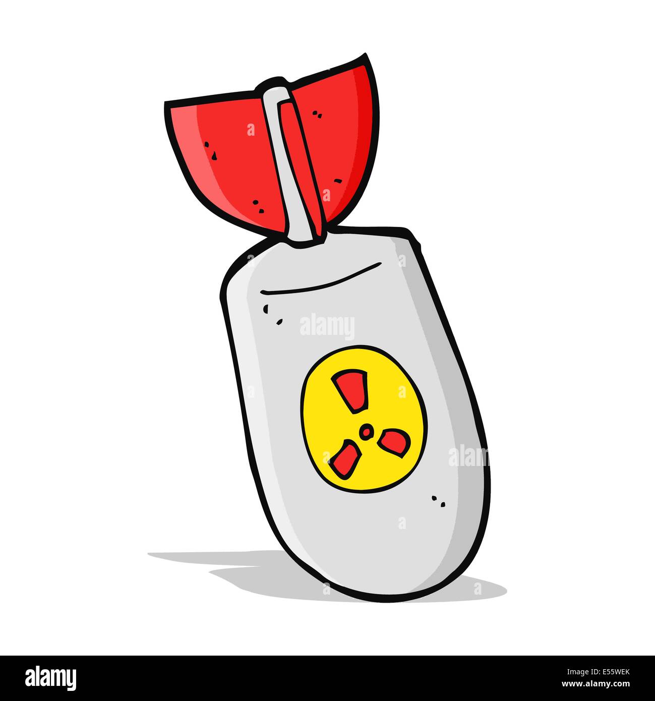 Bomba Atómica de dibujos animados Imagen Vector de stock Alamy