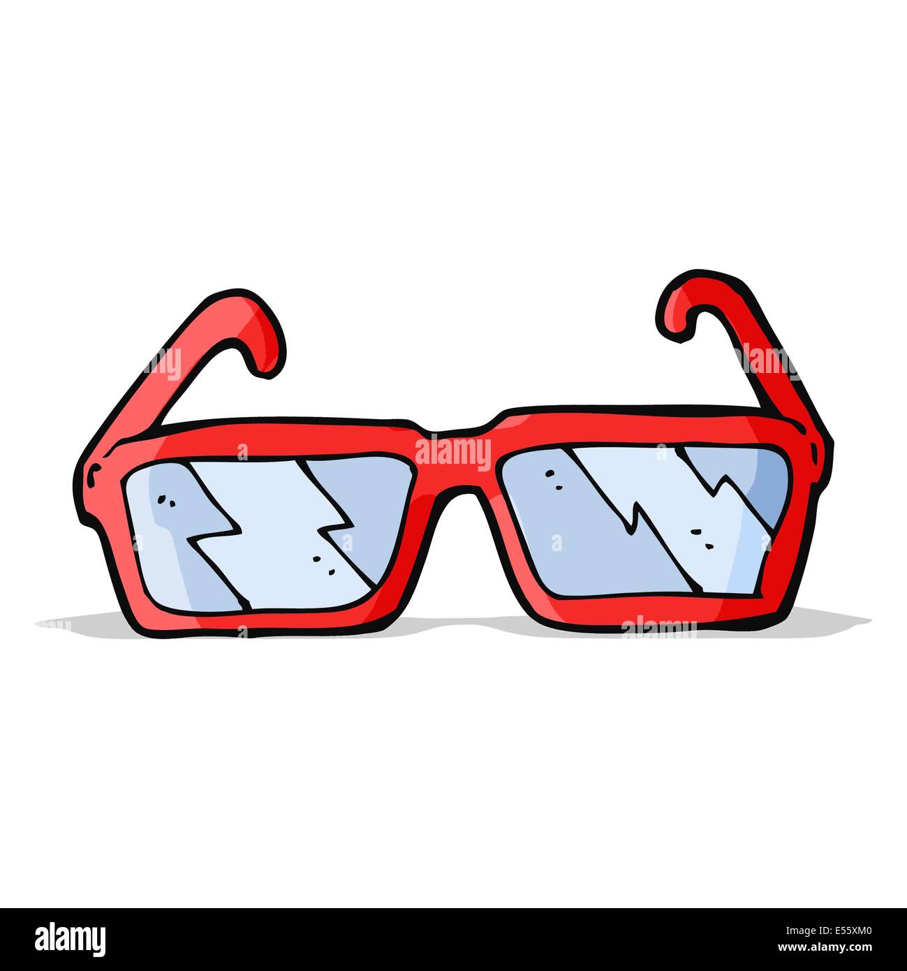 dibujos animados gafas Imagen Vector de stock - Alamy