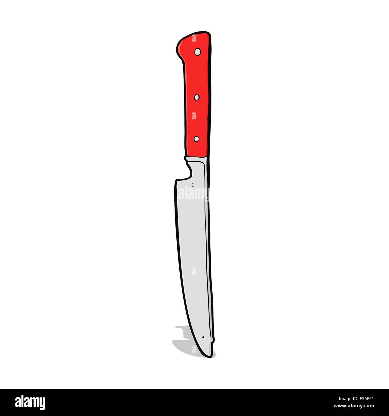 Cuchillo de cocina de dibujos animados Imagen Vector de stock - Alamy