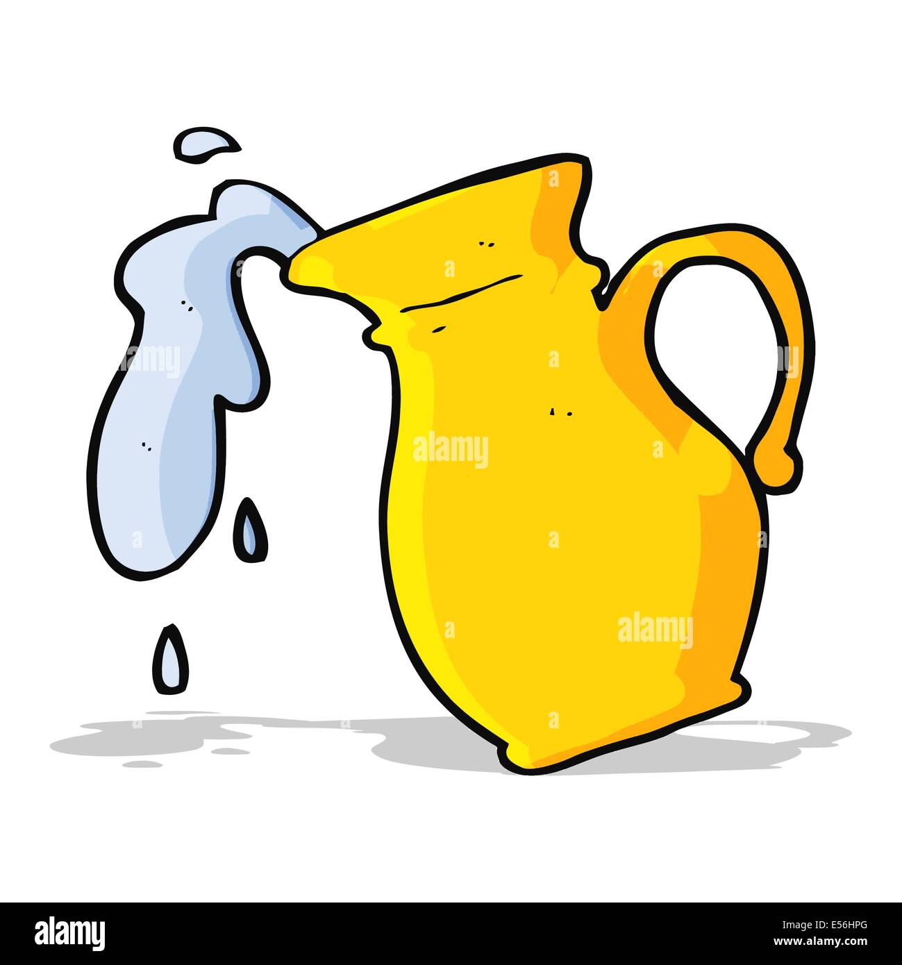 Cartoon jarra de agua Imagen Vector de stock - Alamy