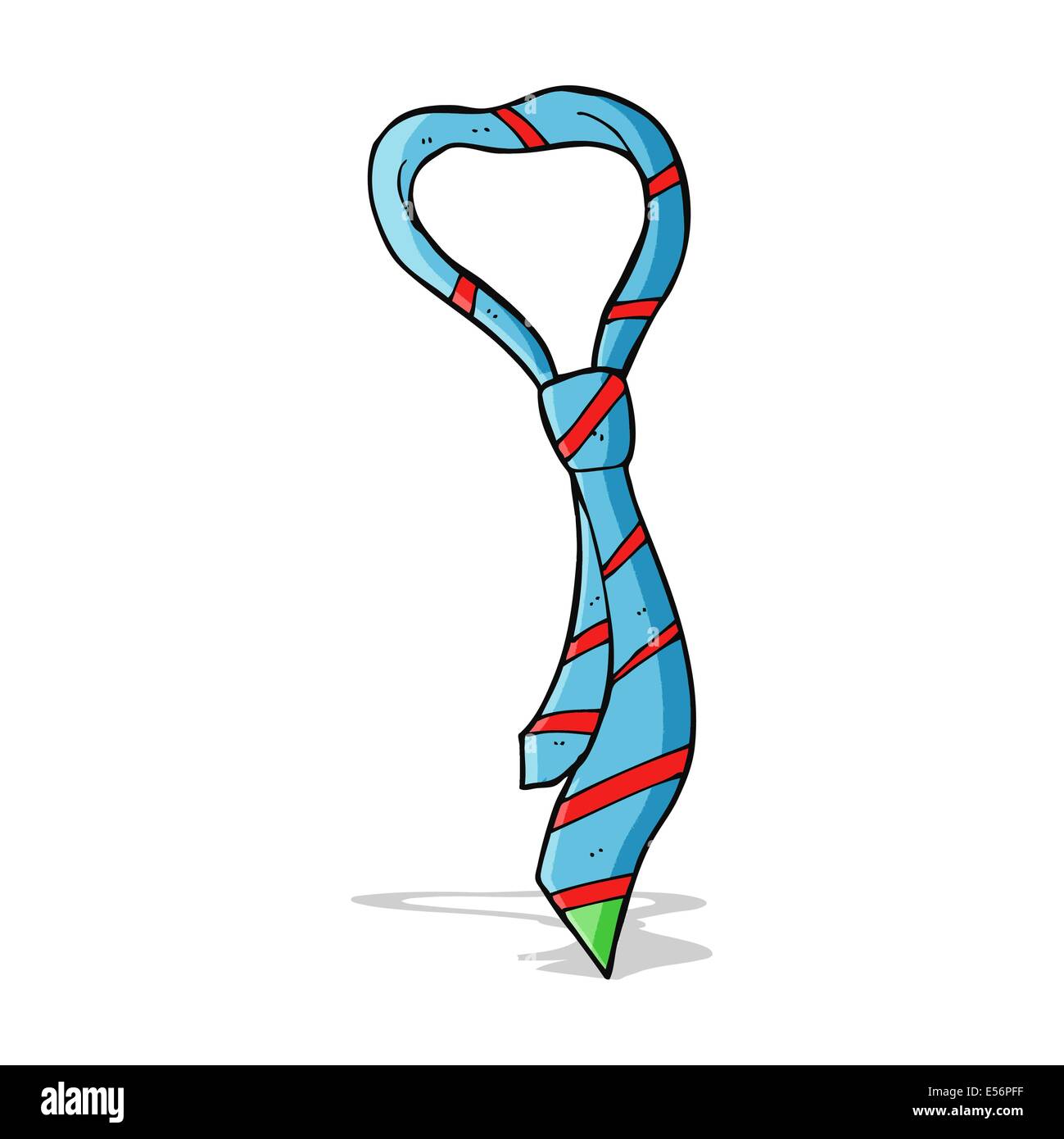 corbata de dibujos animados Imagen Vector de stock - Alamy