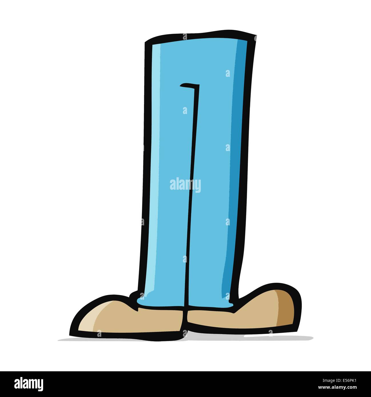 dibujos animados piernas Imagen Vector de stock - Alamy
