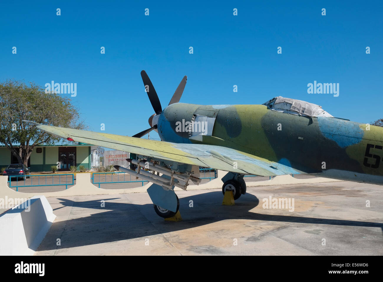 Mar Hawker Fury FB.11 En el Museo de Bahía de Cochinos, Playa Girón, Cuba  Fotografía de stock - Alamy