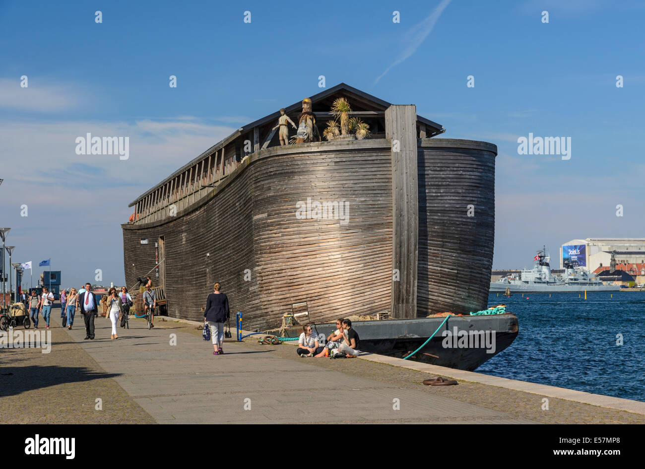 Réplica del arca de Noé, Copenhague, Dinamarca Foto de stock