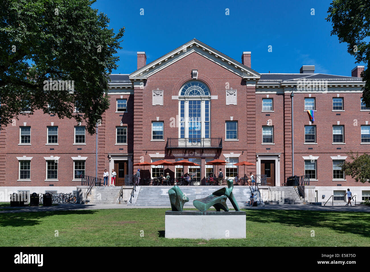 Casa Faunce, campus de la Universidad Brown, de Providence, Rhode Island, EE.UU. Foto de stock