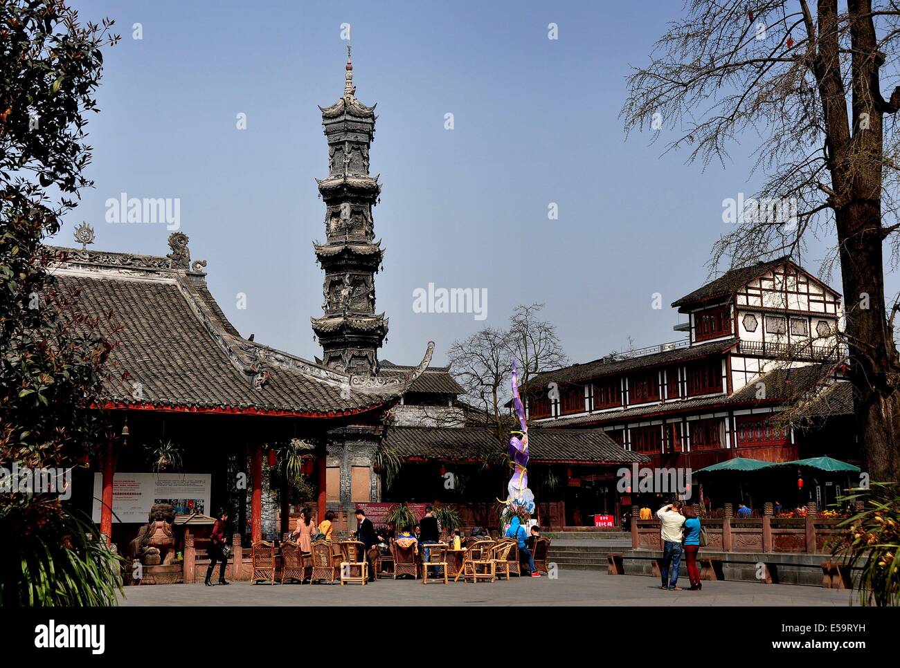 JIE ZI ANTIGUA CIUDAD (SICHUAN, China) La historia de cinco siglos de
