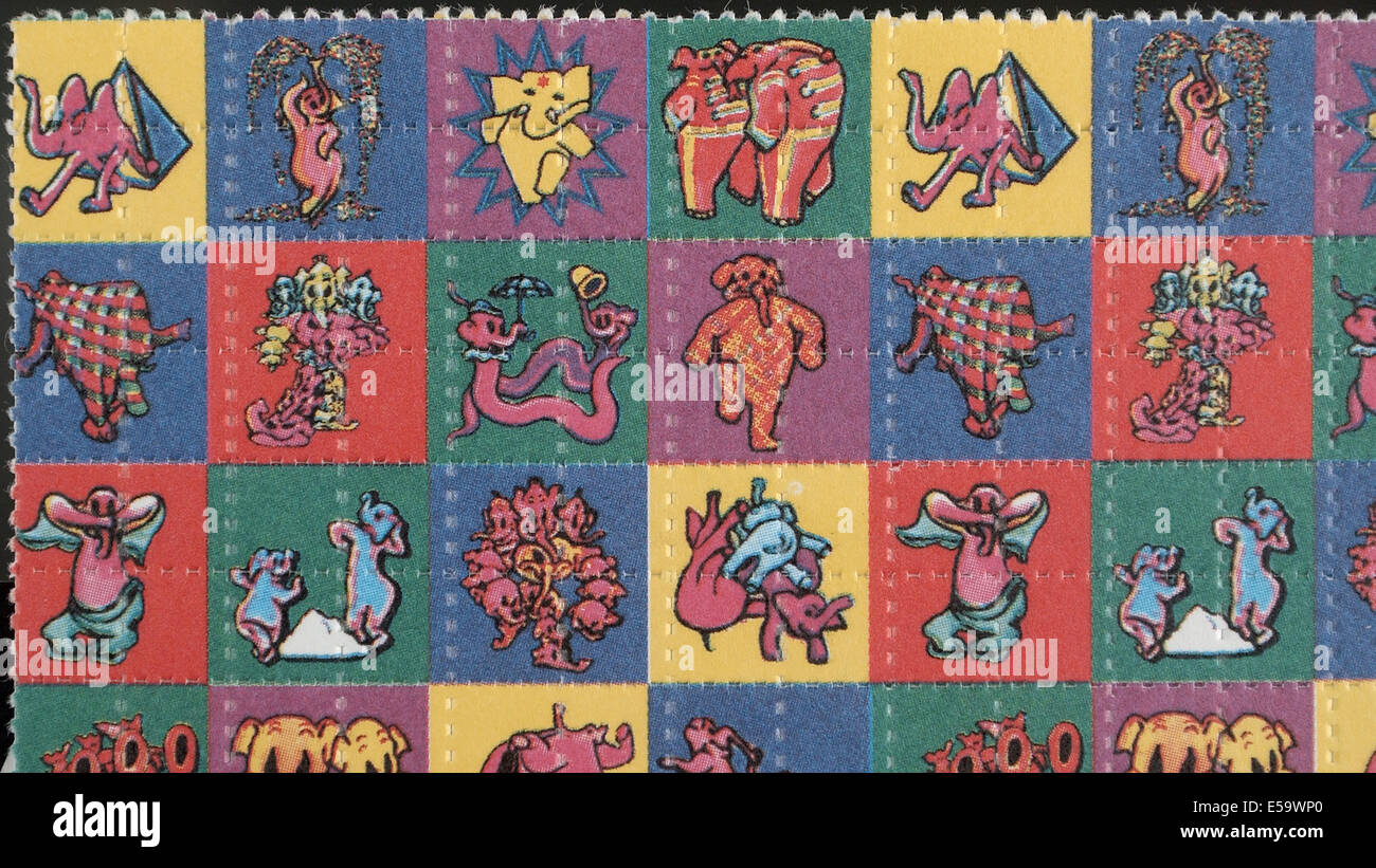 La dietilamida del ácido lisérgico, LSD, papel absorbente Fotografía de  stock - Alamy