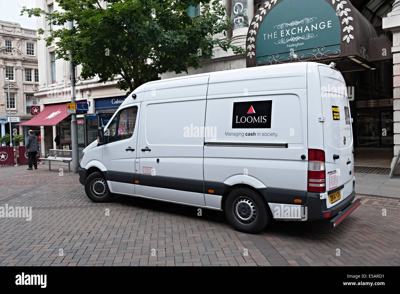 Loomis Cash Van Nottingham Van Fotos e Imágenes de stock Alamy