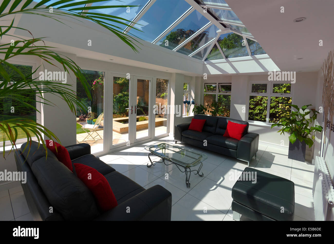 Orangery conservatorio estilo interior home improvement Foto de stock