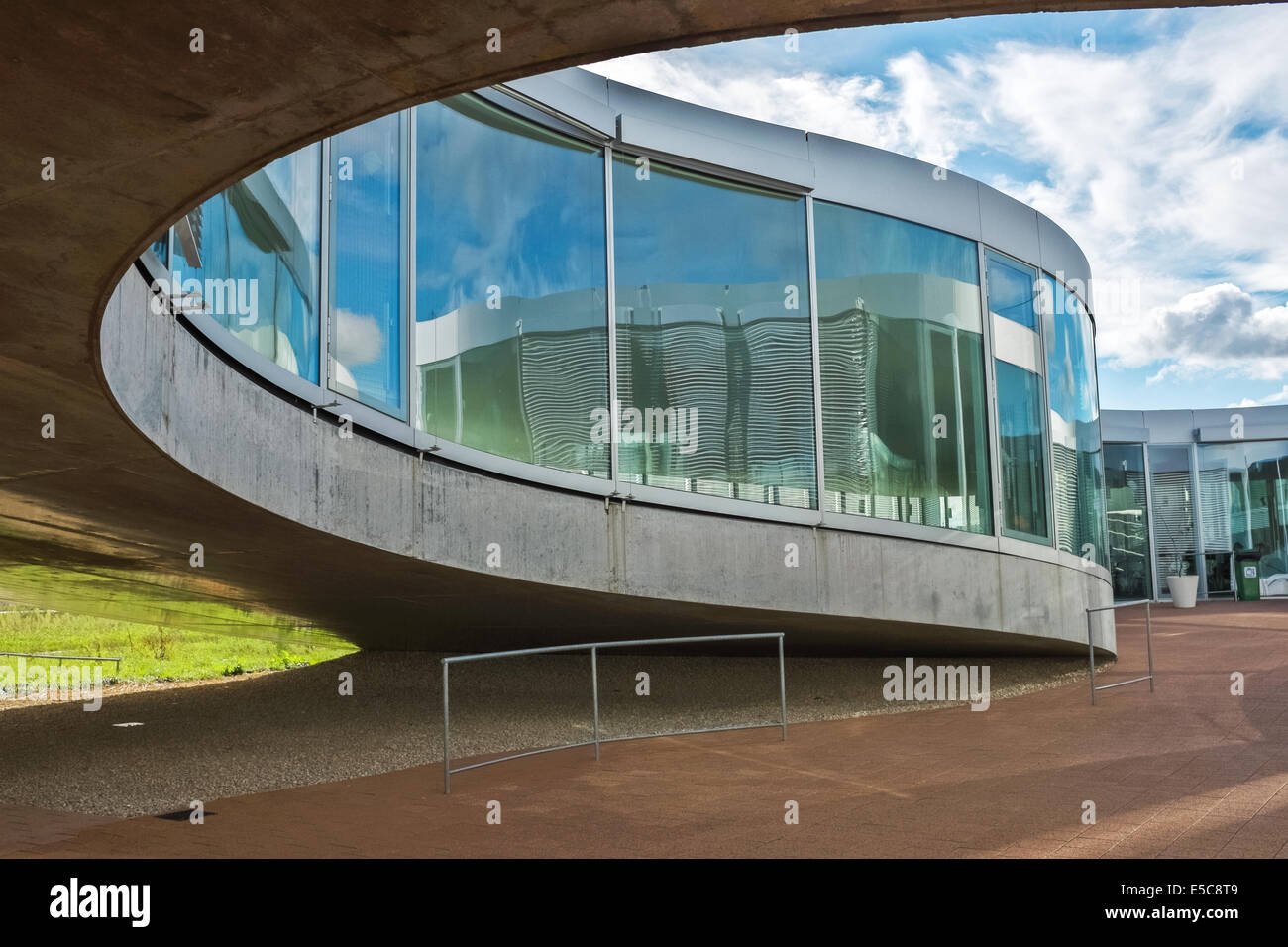 El Centro de Aprendizaje Rolex, École polytechnique fédérale de Lausanne Fotografía de stock Alamy