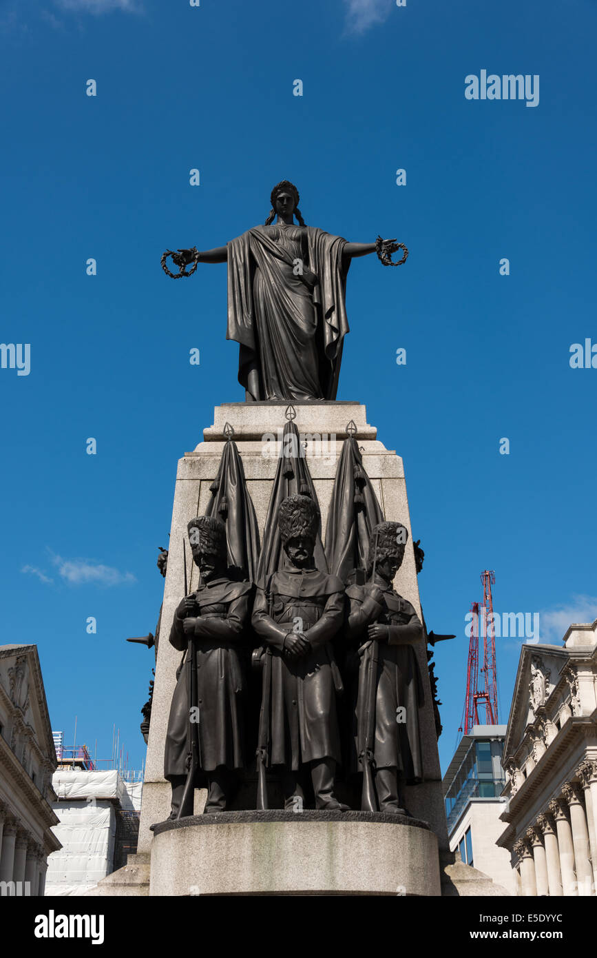 El Memorial de la guerra de Crimea en Londres es un monumento que conmemora la victoria de los aliados en la guerra de Crimea de 1853-56. Foto de stock