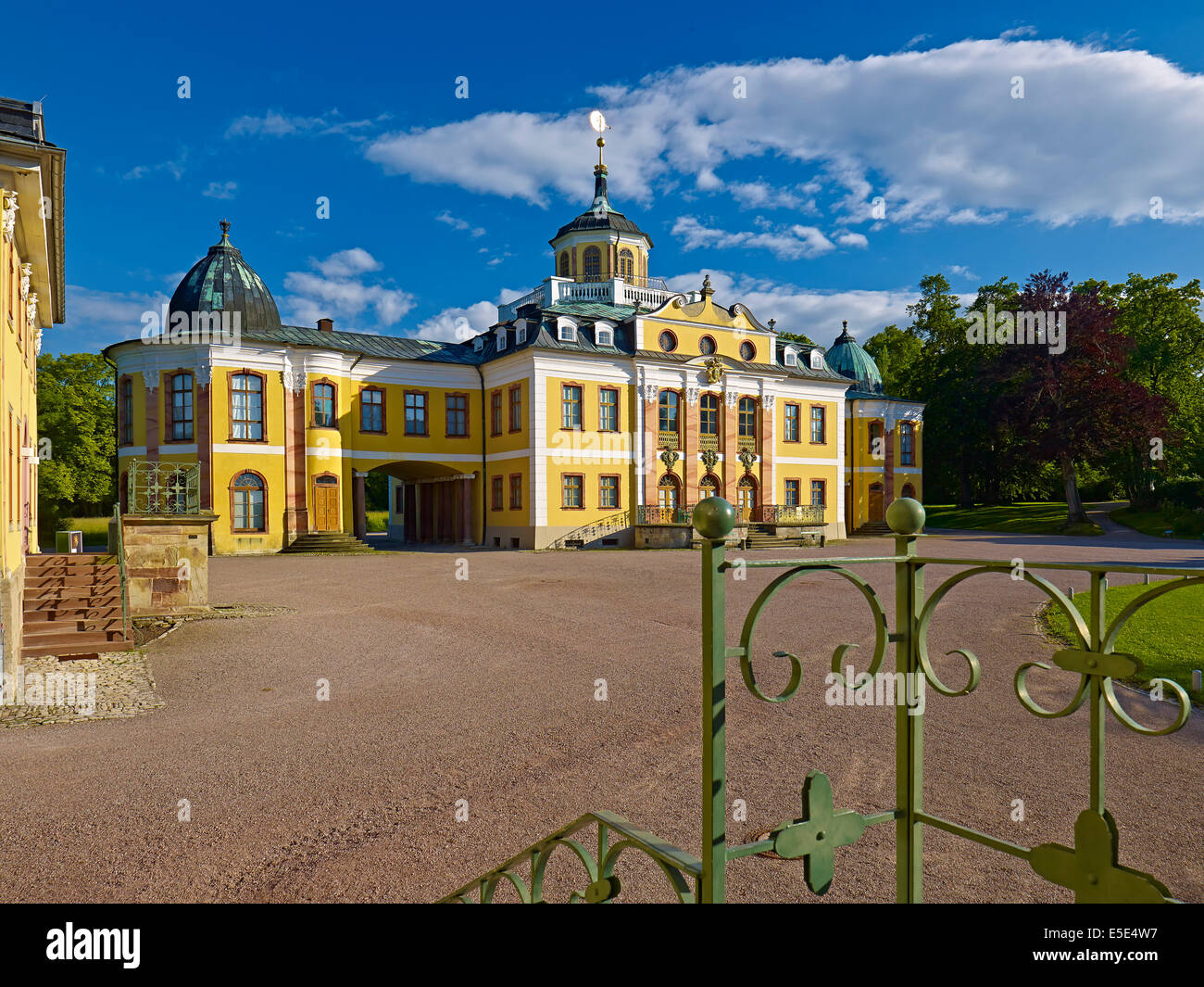 El Palacio Belvedere en Weimar, Alemania Foto de stock