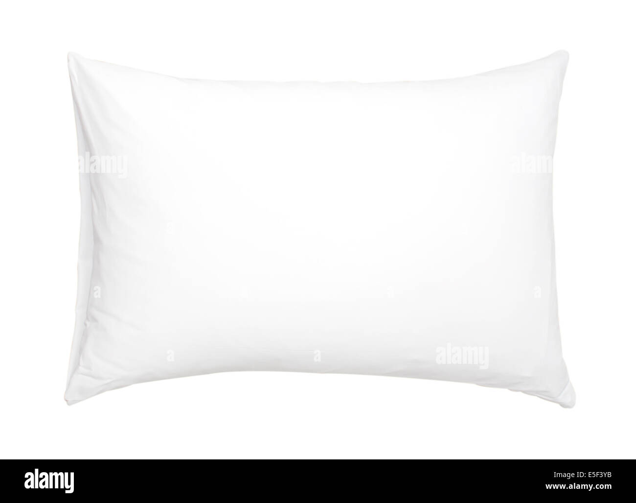 Almohada con funda de almohada blanca sobre fondo blanco Fotografía de  stock - Alamy