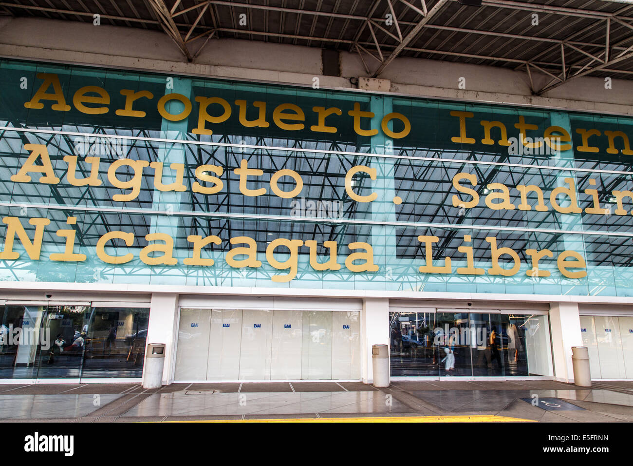 El Aeropuerto Internacional de Managua, Nicaragua Foto de stock