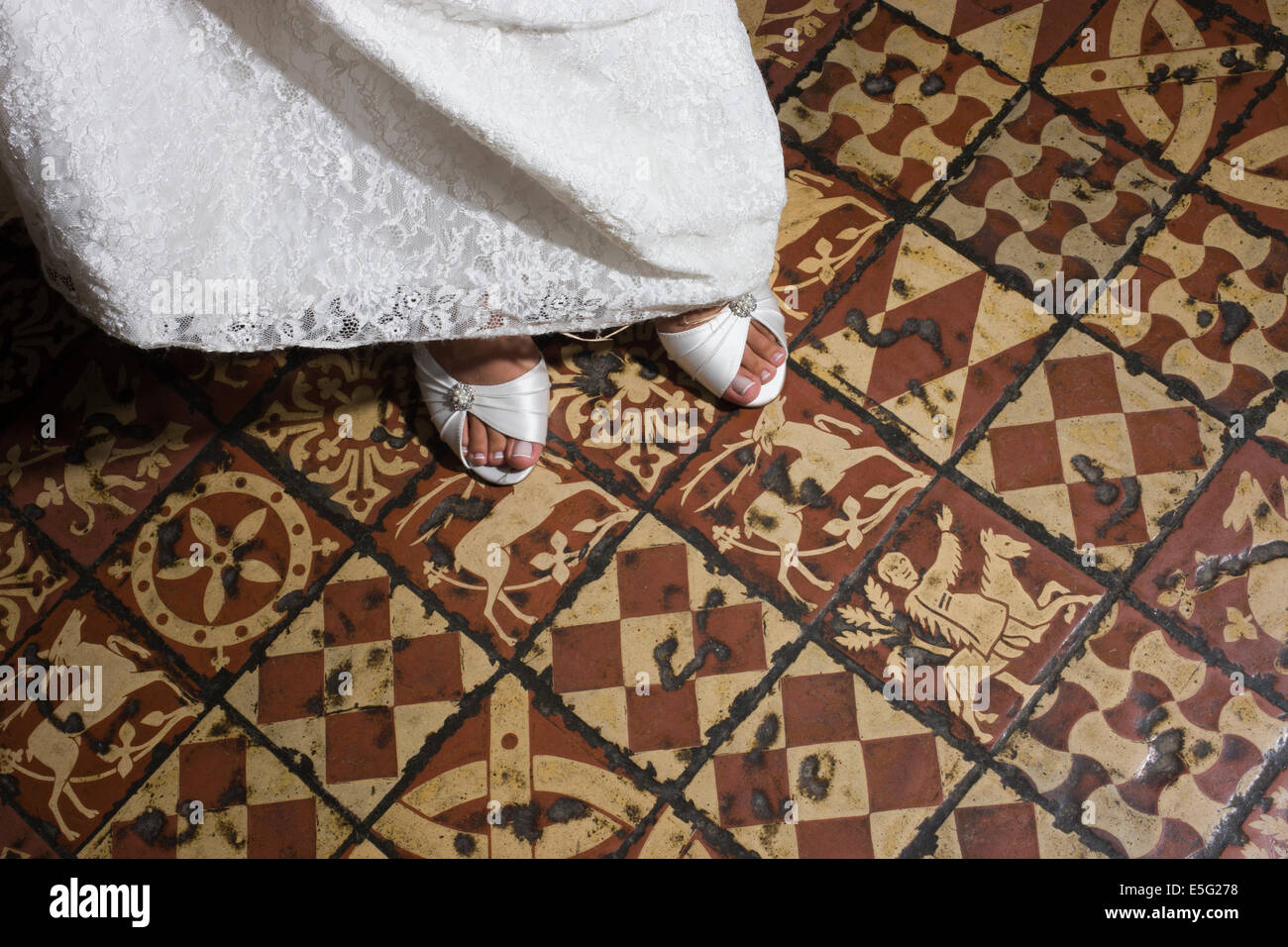 Bajo la sección de novia, Gloucester, Gloucestershire, Inglaterra, Reino Unido. Foto de stock