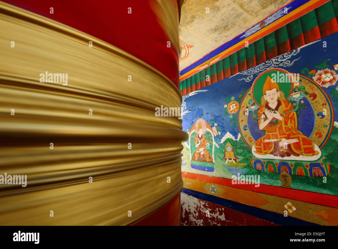 Monasterios de Ladakh Foto de stock