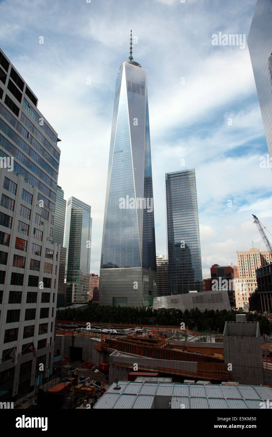 Torre de la libertad, el nº 1 del World Trade Center, NYC Foto de stock